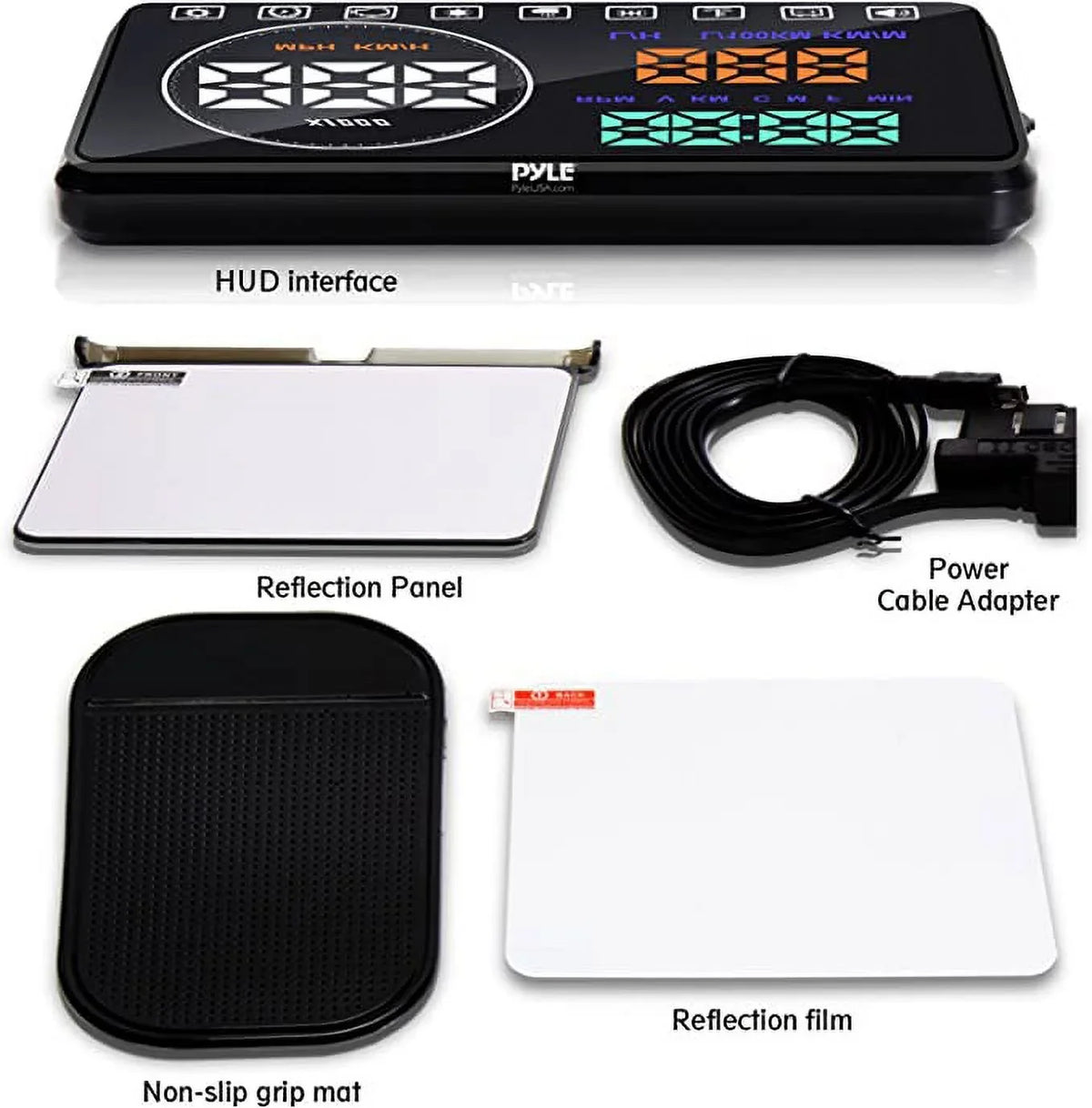 Pyle 5.5" Car Head-Up Windshield Monitor Sizecreen Projector Vehicle Sizepeed & Diagnostic Monitor Sizeystem