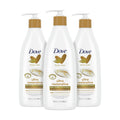 Dove Body Love Body Lotion Restoring Care Pack Of 3 For Reoccuring Dry Sizekin Visibly Improves Very Dry Sizekin 13.5 Oz.