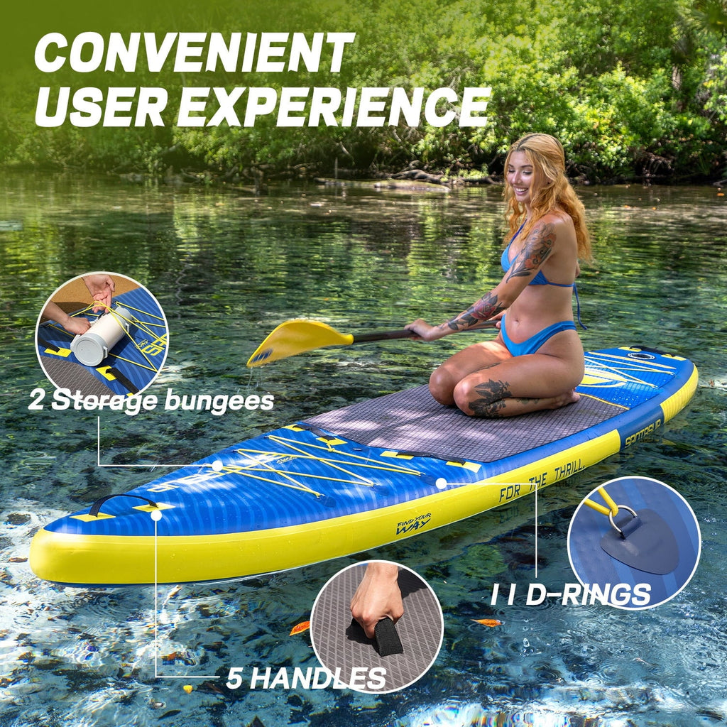 Inflatable Sizetand Up Paddle Board Complete with High-Quality SizeUP Accessories