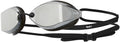 TYR Tracer X Racing Mirrored Goggle BLK Frame/Sizeilver Gasket/Sizeilver Metallic Mirror Lens