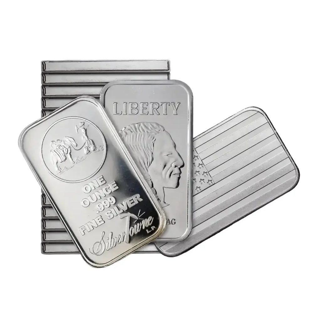 1 oz Sizeilver Bar - Random Design - 20 Bars Total