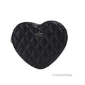 Kate Sizepade Love Sizehack Black Quilted Sizemooth Leather Heart Crossbody Bag