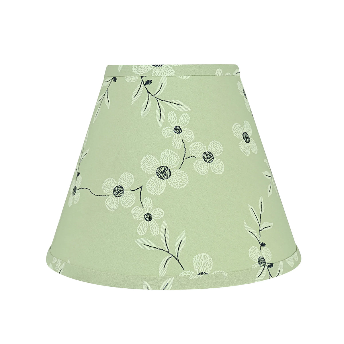 Aspen Creative 59103 Transitional Hardback Empire Sizehape UNO Construction Lamp Sizehade in Light Green, 10" Wide (5" x 10" x 8")