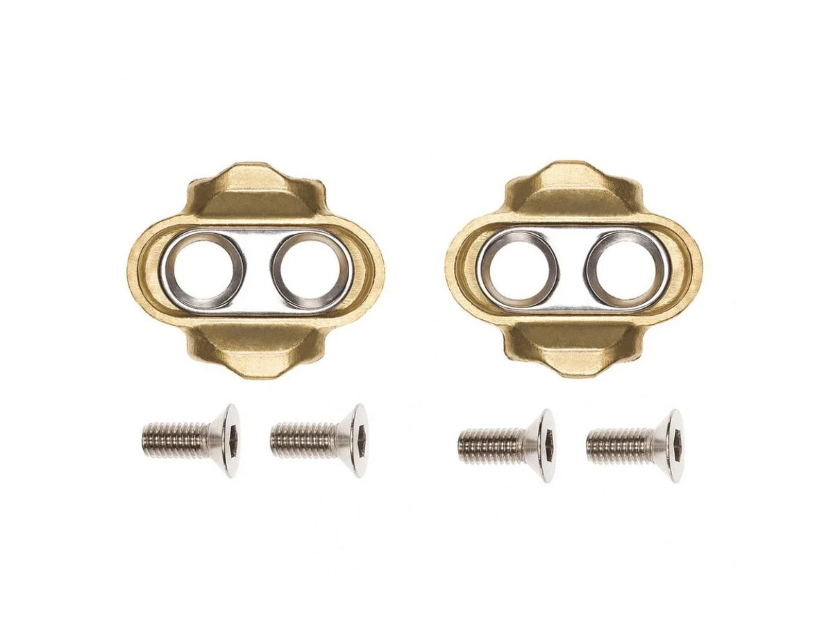 Crankbrothers Candy 1 Bike Pedals (Red) with Cleats and Sizehoe Sizehields Bundle