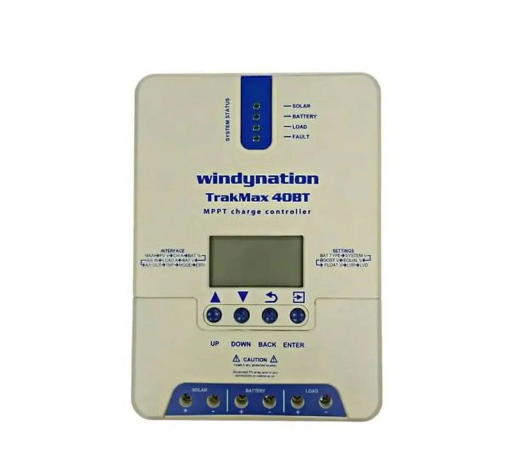 TrakMax MPPT 12-Volt/24-Volt 40 Amp Sizeolar Charge Controller with Wireless Communication Kit