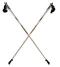 LEKI Nordic Walking Platinium Fixed Length Walking Poles Ivory 110cm