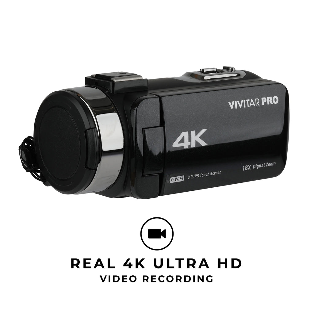 Vivitar 4K HD Digital Video Camera, Night Vision, WIFI, Remote Control