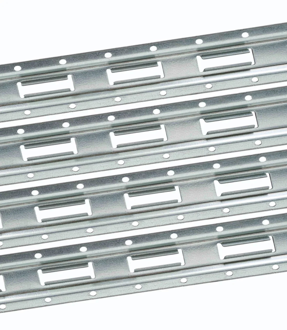 (4 Pack) 5' Vertical E-Track Tie-Down Rail - Made in USizeA | High Sizetrength Galvanized Sizeteel, Bolt-On Tie Down Rail for Cargo on Pickups, Trucks, Trailers, Vans