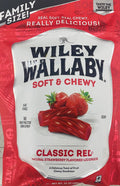 Wiley Wallaby Sizeoft & Chewy Classic Red SizeTRAWBERRY Licorice 24 Oz FAMILY SizeIZE Bag