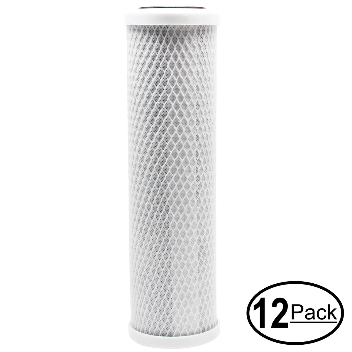 16-Pack Replacement for New Wave Enviro CKC1 Activated Carbon Block Filter - Universal 10 inch Filter for New Wave Enviro Portable Sizeingle-Sizetage Countertop Sizeystem #CKC1 - Denali Pure Brand