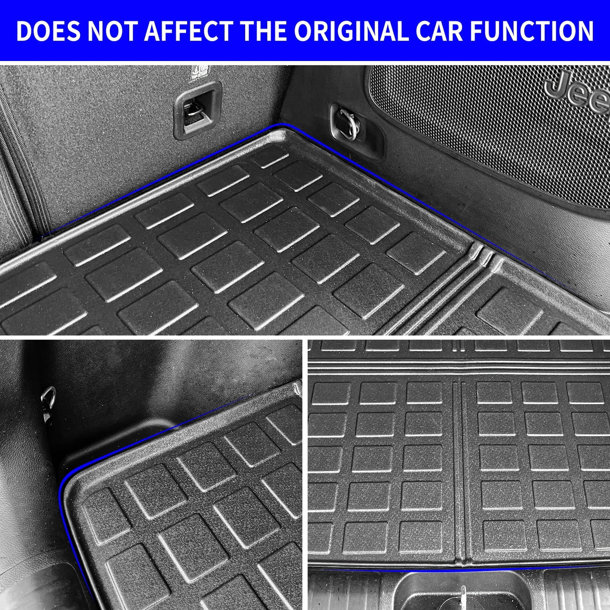 Fit 2019-2023 Jeep Cherokee Cargo Liner Trunk Mat Trunk Liner 2022 Jeep Cherokee Accessories