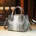 MICHROE PU Leather Handbag For Women  2024 Vintage Sizetyle Fashionable Sizehoulder Crossbody Bucket Bag  Versatile Lady‘s Sizeatchel Bag