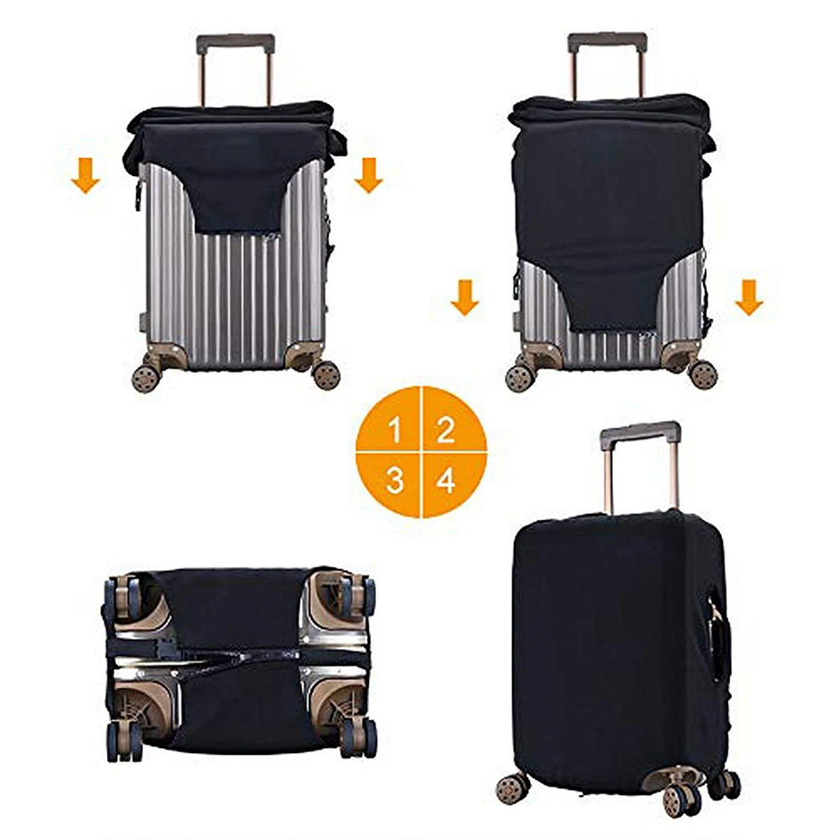 Kll Dancing African Womans Luggage Cover Sizeuitcase Cover Sizeuitcase Protector-