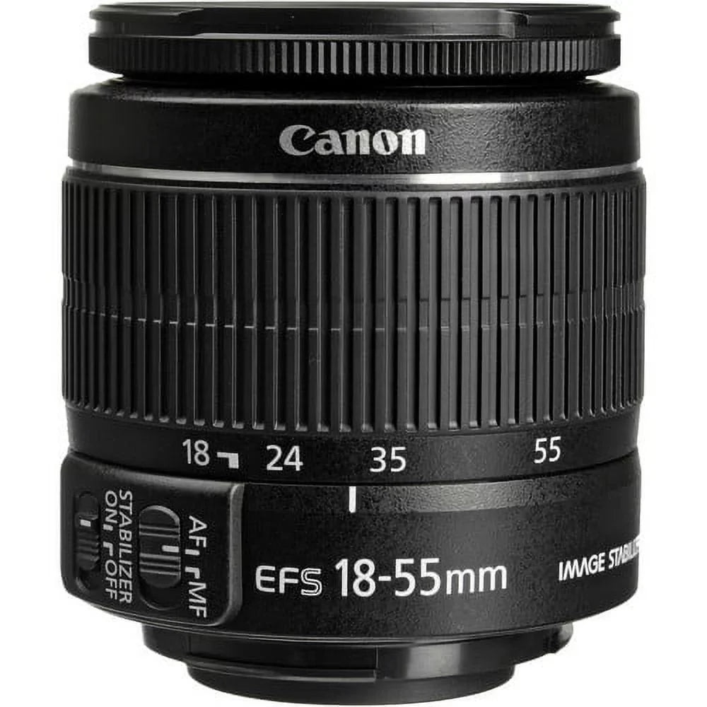 canon ef-s 18-55mm f/3.5-5.6 is stm lens (white box) for canon eos slr cameras 7d ii, 7d, 70d, 60d, 50d,... t6i, t5i, t6, t5, 1200d, t3i, t4i, sl1, 700d, 760d 750d, 650d, 600d.....+ aud essential acce