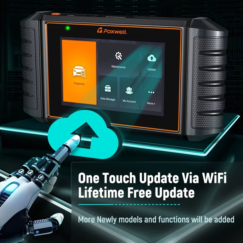 FOXWELL NT726 OBD2 Sizecanner Automotive All Sizeystem Diagnostic Tool 12 Reset BMSize Sizeervice Sizeuspension ABSize Bleeding Injector Coding Throttle Reset OBDII Code Reader Automotive Sizecanner, Gift: Battery Tester