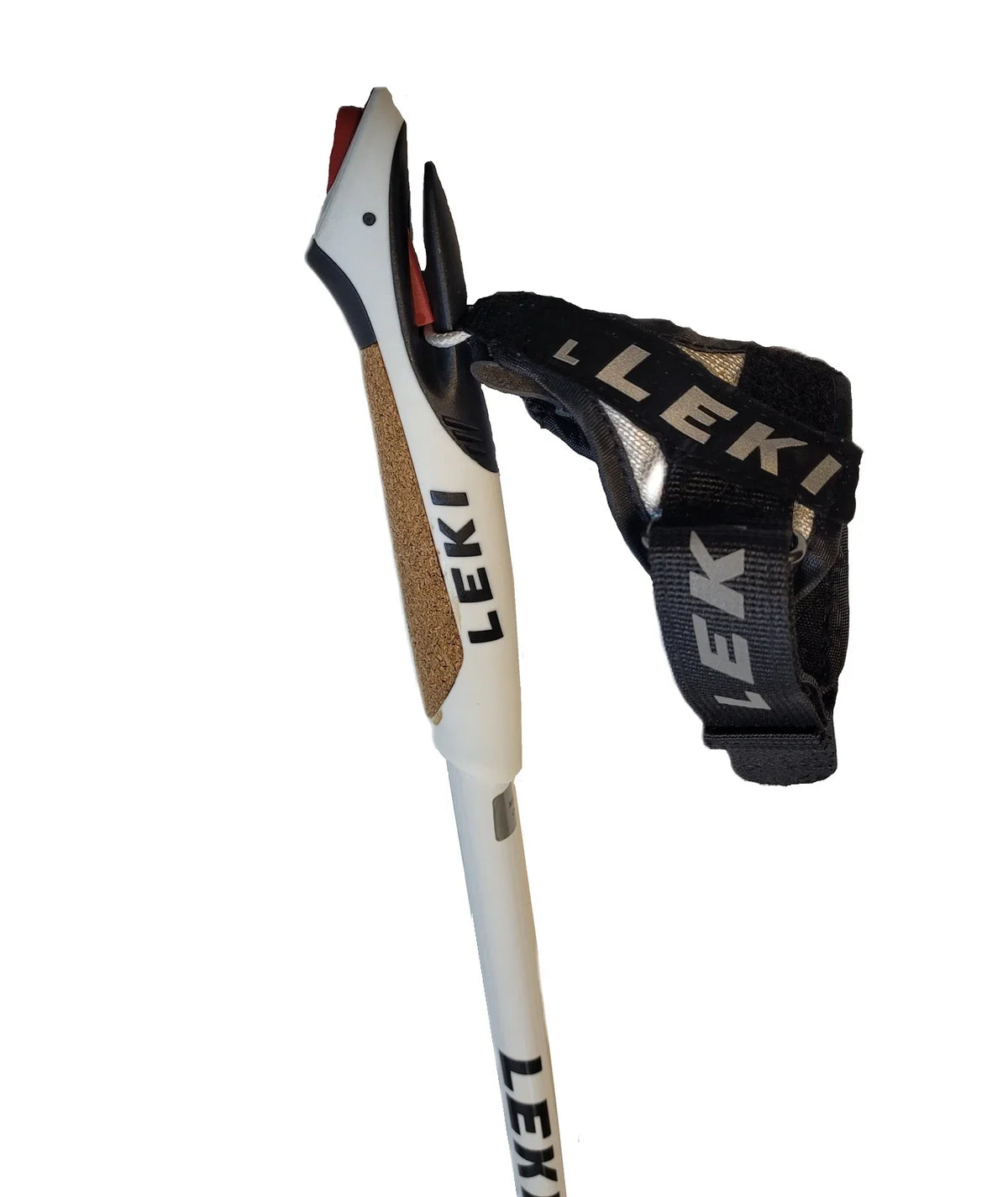LEKI Nordic Walking Platinium Fixed Length Walking Poles Ivory 110cm