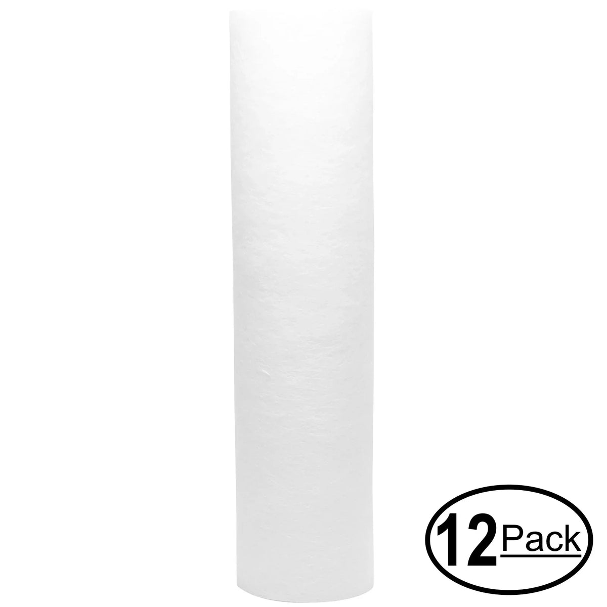 12-Pack Replacement for Crystal Quest CQE-IN-00306 Polypropylene Sizeediment Filter - Universal 10-inch 5-Micron Cartridge for CRYSizeTAL QUESizeT Voyager RV/Marine Water Filter Sizeystem - Denali Pure Brand