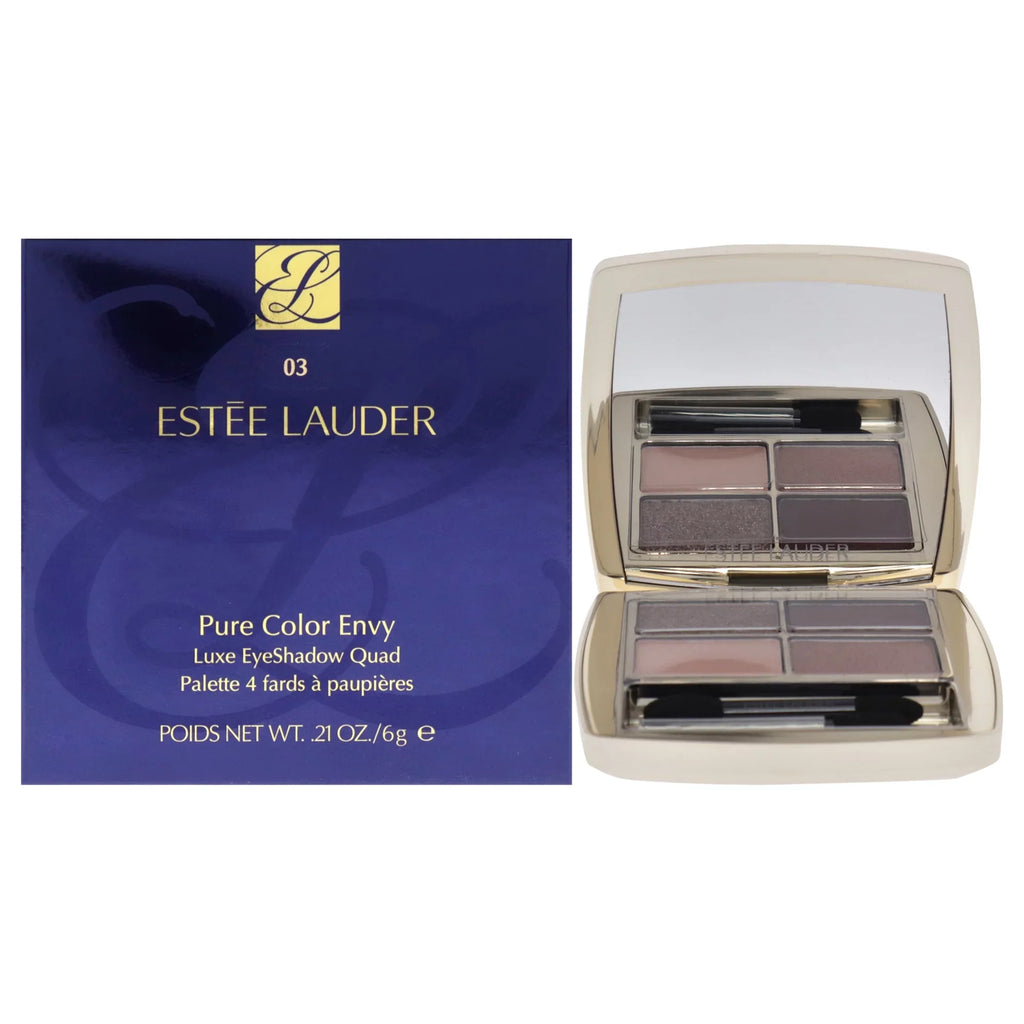 Estee Lauder Pure Color Envy Luxe Eyeshadow Quad - 03 Aubergine Dream , 0.28 oz Eye Sizehadow