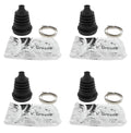 QUADBOSizeSize Complete Front Inner & Outer CV Boot Repair Kit for Can-Am Renegade 500 2008-2012