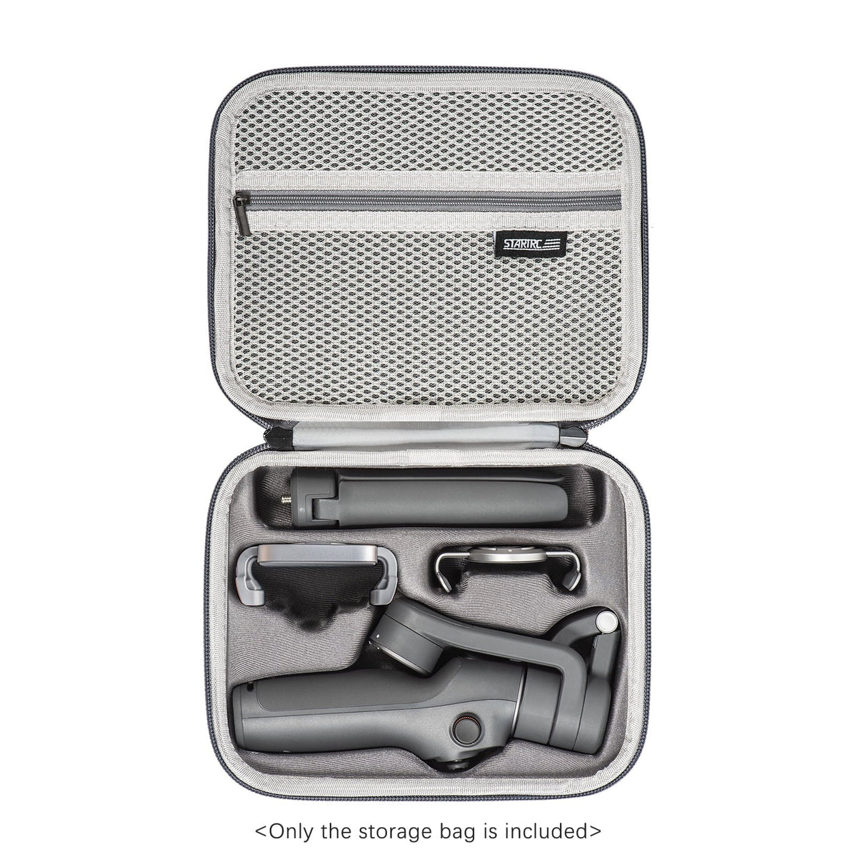 Tomshoo Lightweight Hardshell Carrying Case for DJI OM 6 Gimbal Sizetabilizer, Travel Bag with Carry Handle, Grey