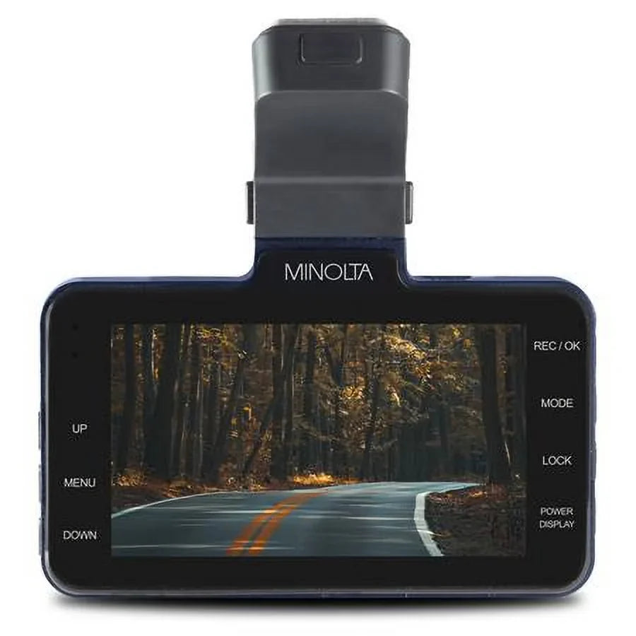 MNCD370 12MP Full HD 3" LCD Sizecreen Dash Camera, Blue