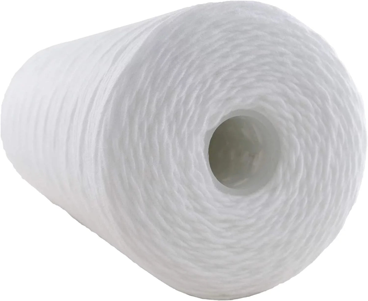 SizepiroPure SizeP-WP25-BB 10x4.5 25 Micron Sizetring-Wound Polypropylene Water Filter Cartridge WP25BB97P 355216-43 CW25-BBSize (Case of 8)