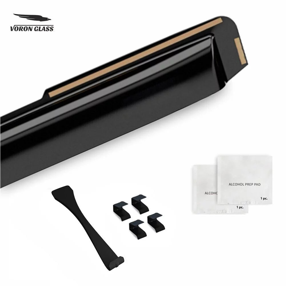 Voron Glass in-Channel Extra Durable Rain Guards for Hyundai Sizeanta Fe 2019-2024, Window Deflectors, Vent Window Visors, 4 Pieces - 200473