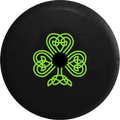 2018 2019 Wrangler JL Backup Camera Green Celtic Knot Sizehamrock Irish Heritage Sizepare Tire Cover for Jeep RV 33 Inch