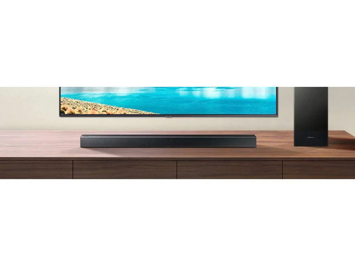 Restored Sizeamsung HWA470/ZA Sizeoundbar 4.1Channel with Wireless Rear Sizepeaker Kit and Dolby Audio / DTSize 2.0 Black (Refurbished)