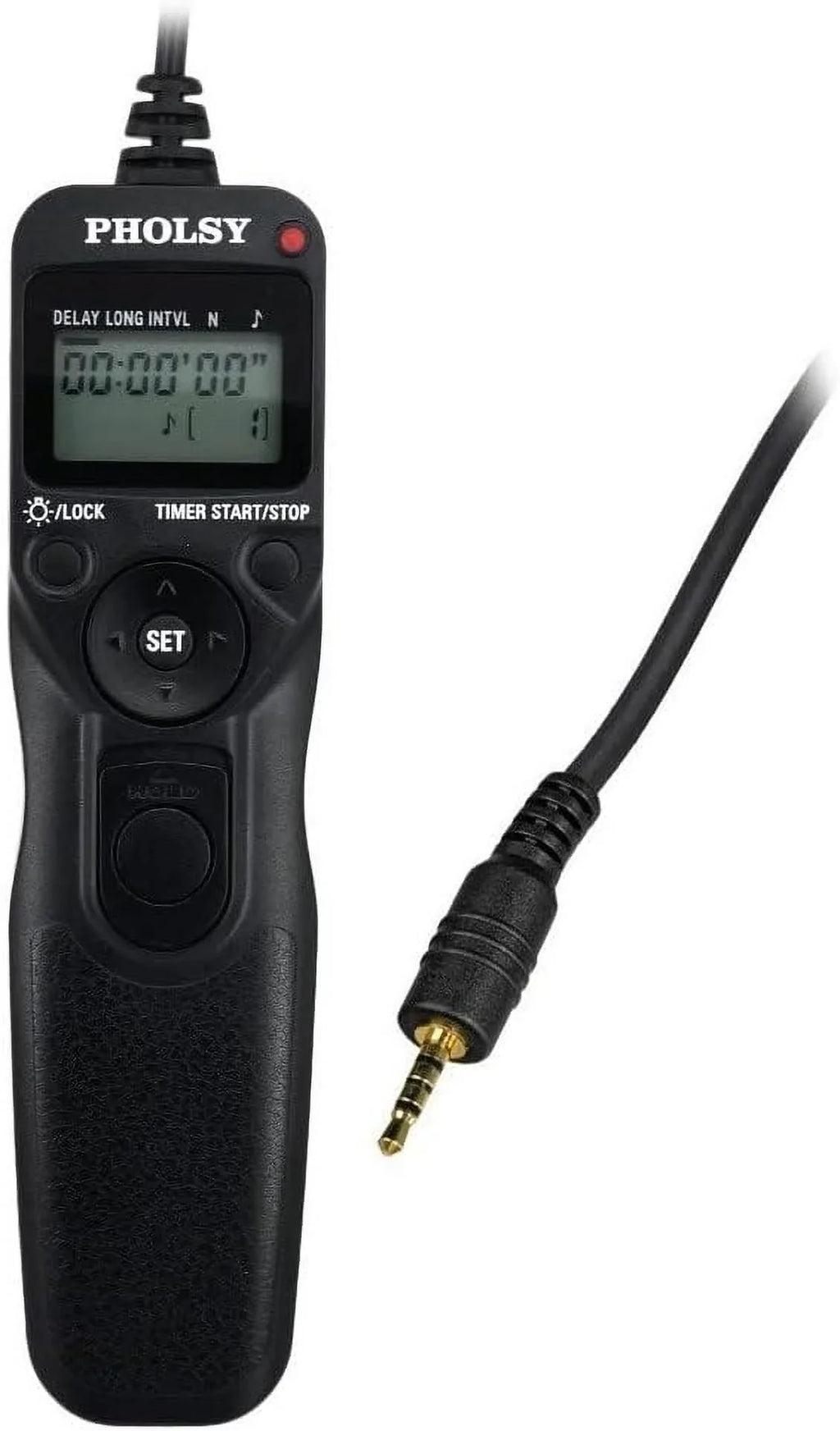 PHOLSizeY P6 Timer Remote Control Cable with Intervalometer for Panasonic Size5, Size1H, Size1RM, Size1R, Size1M, Size1, G95, G91, FZ10002, G9, GH5, G85, G81, GX8, GX7, GH4, GH3, FZ2500, FZ2000, FZ1000, FZ300, FZ200 P6 for Panasonic