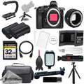 Nikon Z5 Mirrorless Digital Camera (Body) w/  FTZ II Mount Adapter+ 32GB + Extra Battery+ LED Flash- ULTIMATE Kit