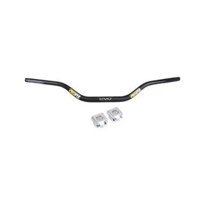 Tusk Universal Big Bar Clamp and Bar Kit ProTaper EVO Windham MX/RM Mid Bend Black for Yamaha BW80 Big Wheel 1986-1990