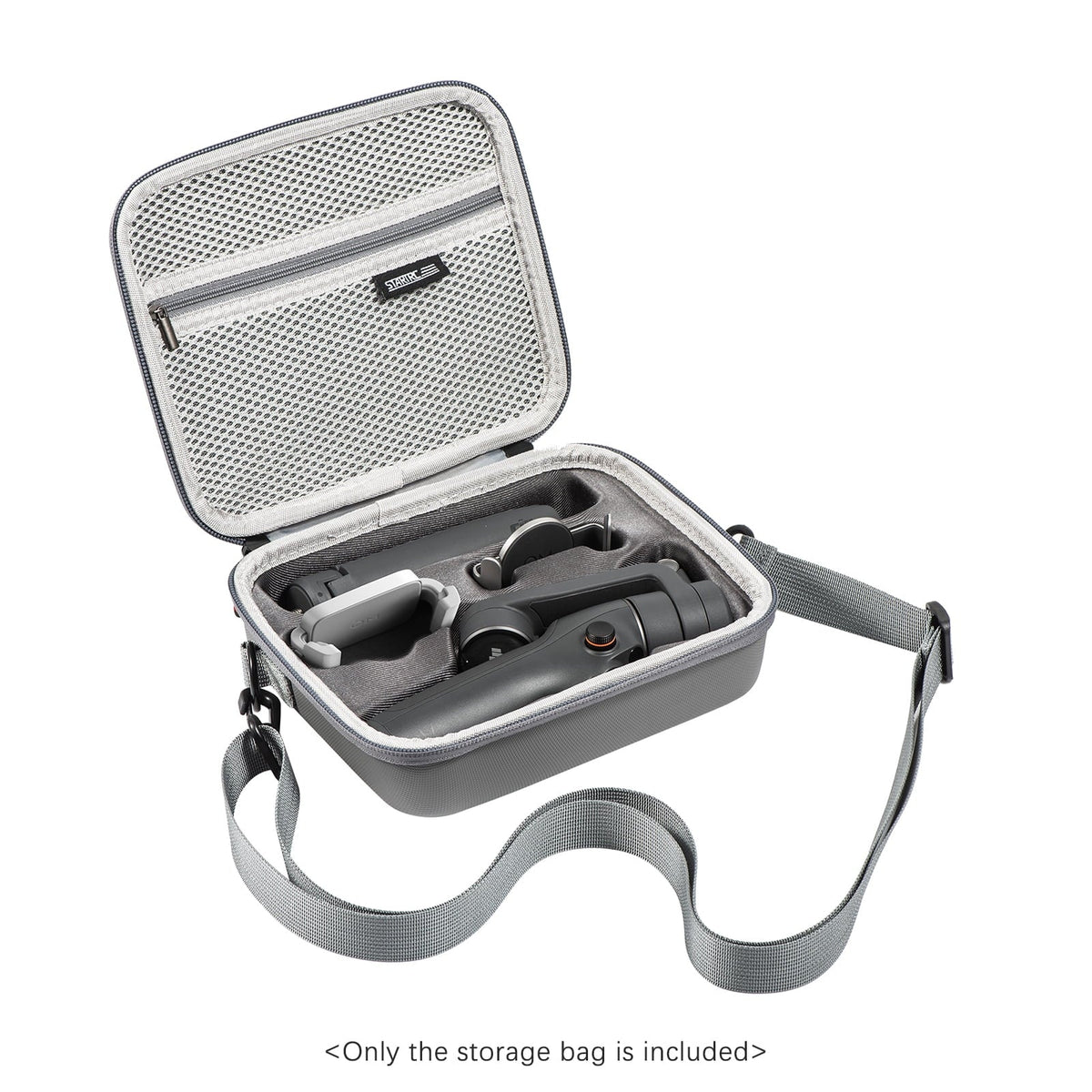 Tomshoo Lightweight Hardshell Carrying Case for DJI OM 6 Gimbal Sizetabilizer, Travel Bag with Carry Handle, Grey