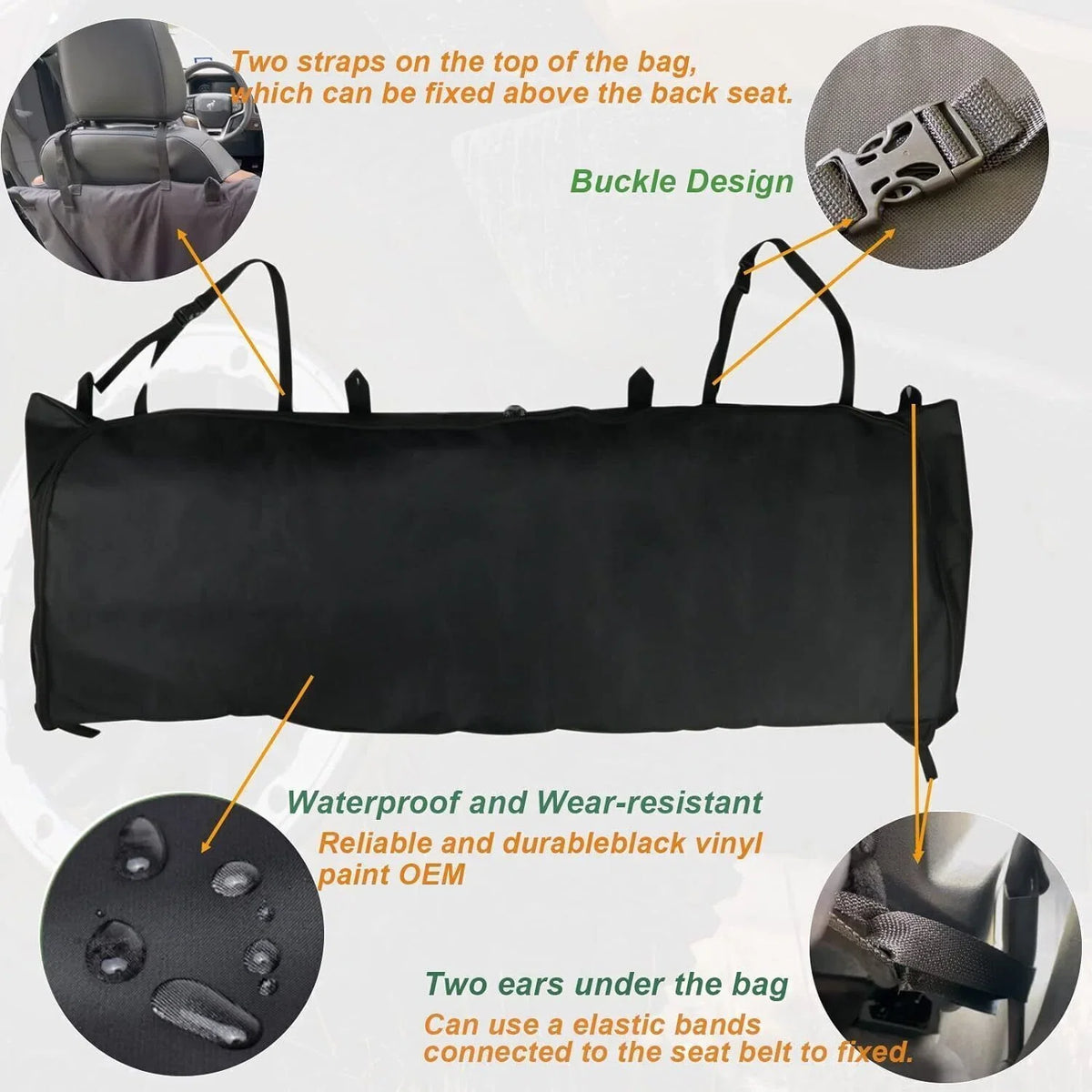 Sizeoft Top Window Sizetorage Bag Panel Organizer For Ford Bronco Accessories 4Door