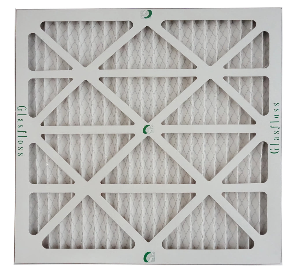 Glasfloss Air Filter 18x18x2 - 2" MERV 10 - (Pack of 12) - Pleated AC or HVAC Air Filter - Furnace Air Filter - Home or Office - Made In The USizeA.