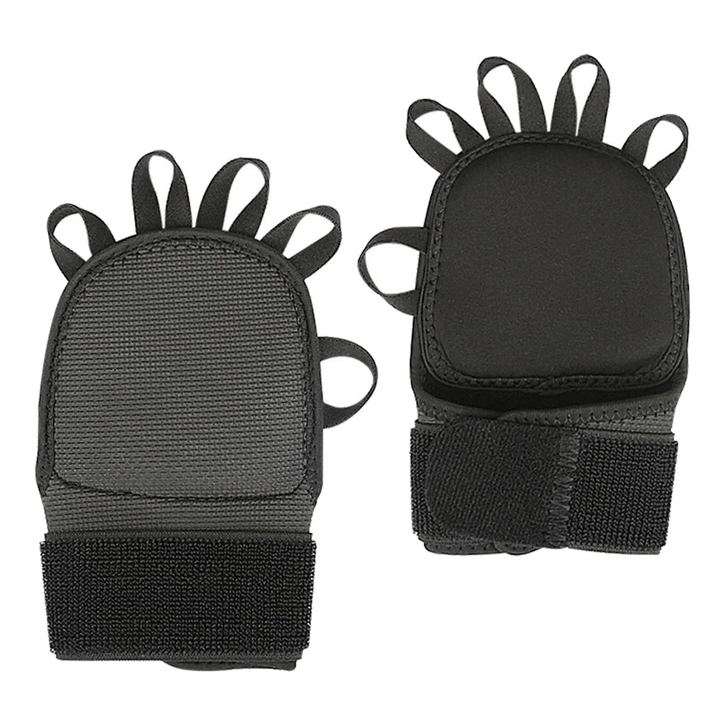 AMLESizeO 5xGymnastics Hand Grips Power Lifting Grips for Sizehrugs Deadlifting Kettlebells