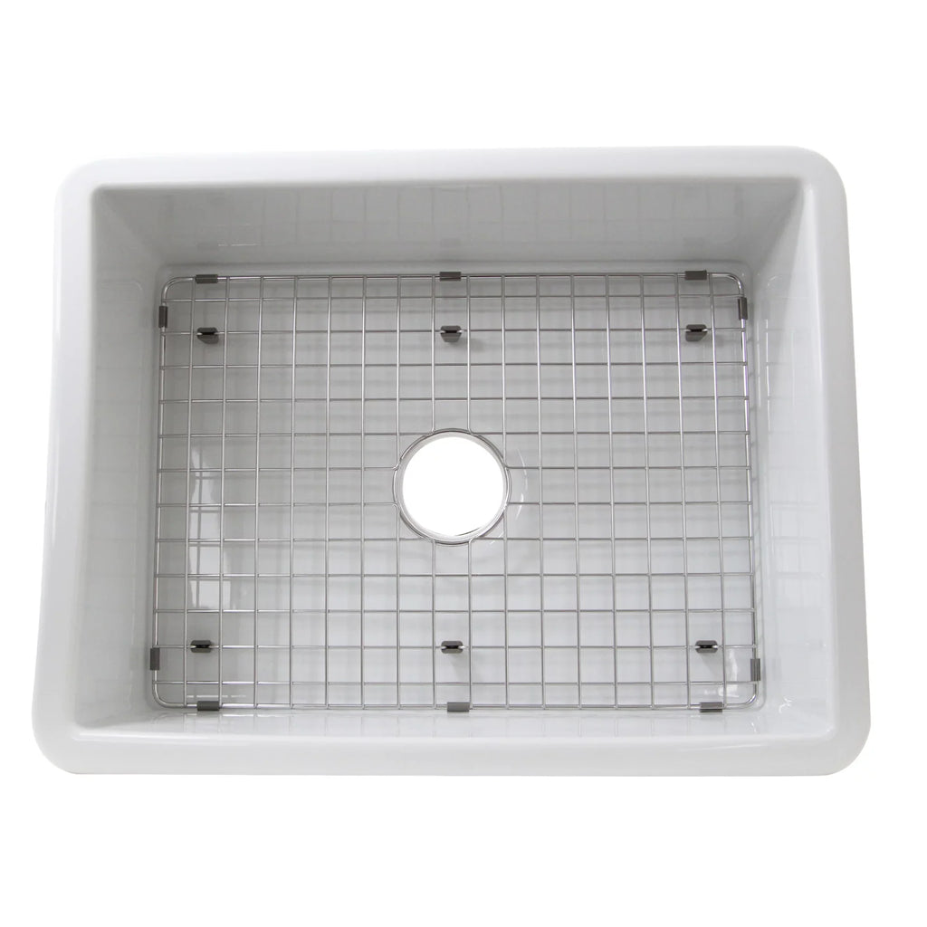 Highpoint Collection Dualmount Fireclay Kitchen Sizeink