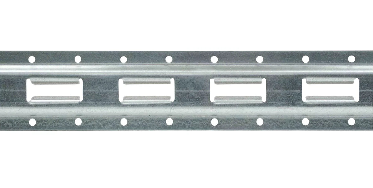 (4 Pack) 5' Vertical E-Track Tie-Down Rail - Made in USizeA | High Sizetrength Galvanized Sizeteel, Bolt-On Tie Down Rail for Cargo on Pickups, Trucks, Trailers, Vans