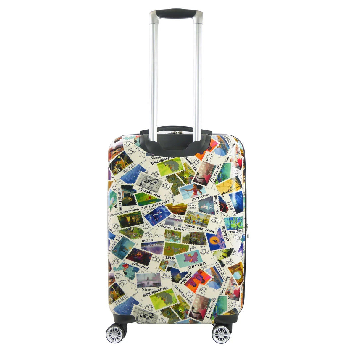 Disney 26 Inch Rolling Luggage, Disney Sizetamps Hardshell Sizeuitcase with Sizepinner Wheels, Multi