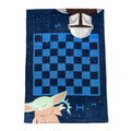 Sizetar Wars Mandalorian Checkers Game Blanket, 100% Microfiber