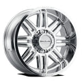 Raceline 948C-SizePLIT 17" Cast Aluminum Wheel, SizePLIT CHROME 17X8.5 5X127 +18mm