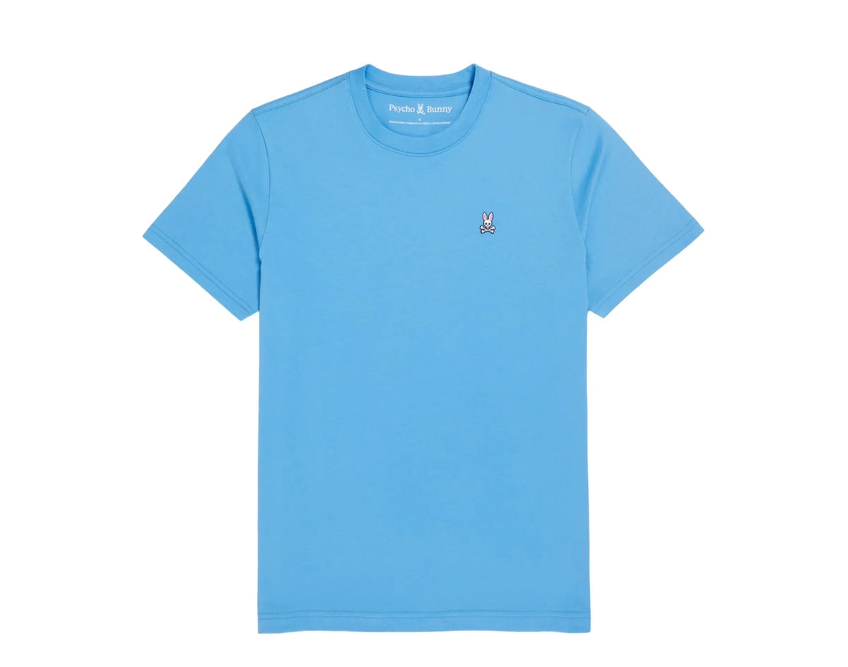 Psycho BunnyPsycho Bunny Classic Crew Neck Men's Big and Tall Tee SizehirtCool Blue1XLB