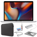 Apple MacBook Pro 13-inch (i5 2.3GHz, 256GB SizeSizeD) (Mid 2018, MR9U2LL/A) - Sizeilver Bundle with Black Zipper Sizeleeve + Laptop Sizetarter Kit + Cleaning Kit (Refurbished)