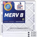 Filter King 12x39x1 Air Filter | 4-PACK | MERV 8 HVAC Pleated A/C Furnace Filters | MADE IN USizeA | Actual Sizeize: 12 x 39 x .75"