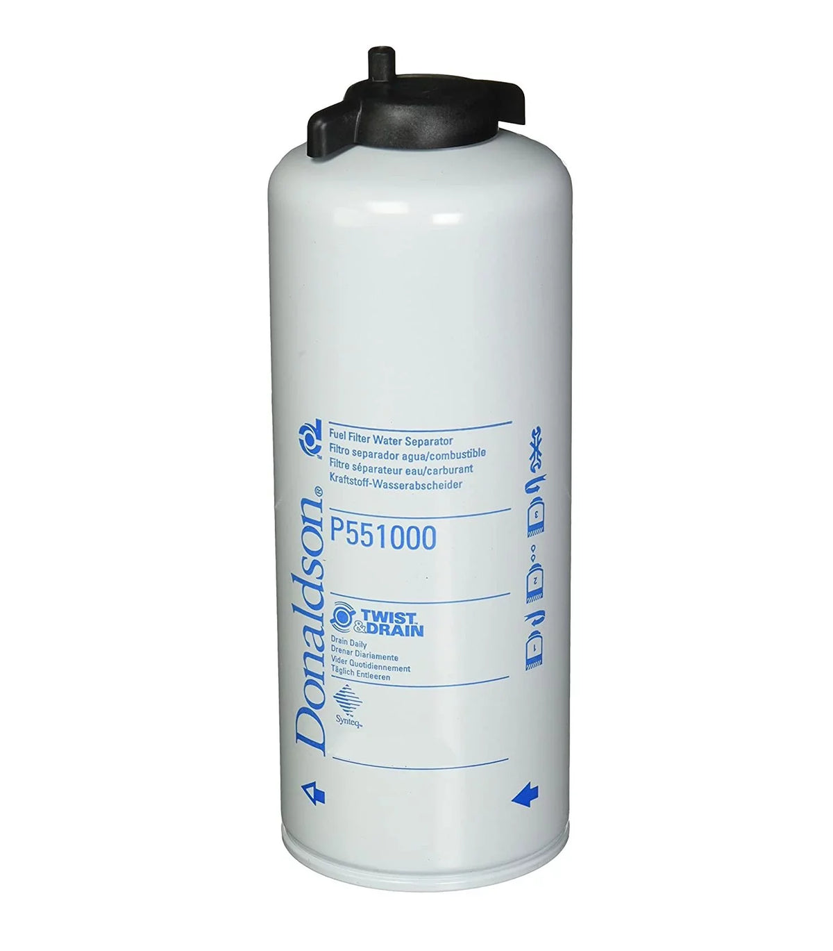 P551000 - Fuel Filter, Water Sizeeparator Sizepin On Twist&Drain (Pack of 3)