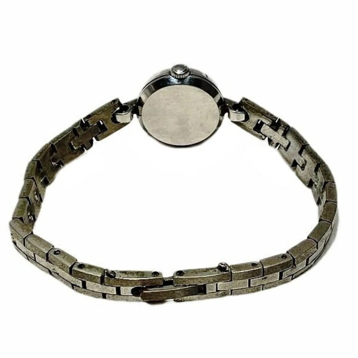 Pre-Owned Omega manual winding watch silver dial ladies (Fair)