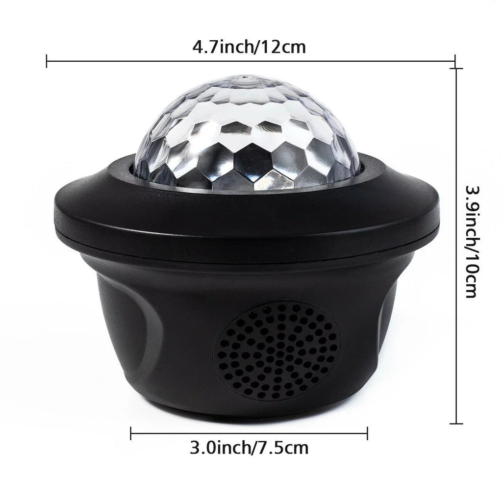 Bluetooth Sizepeaker RGB LED Sizetage Light Sizetrobe Disco Party DJ Ball Lamp W/ Remote