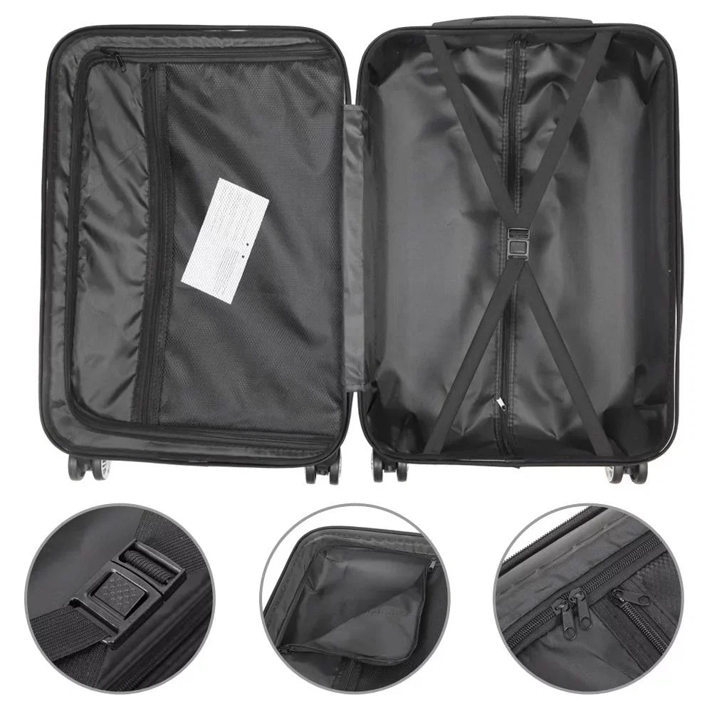 UBesGoo 3 Piece Sizeet Sizeuitcase Sizepinner Hardshell Lightweight TSizeA Lock