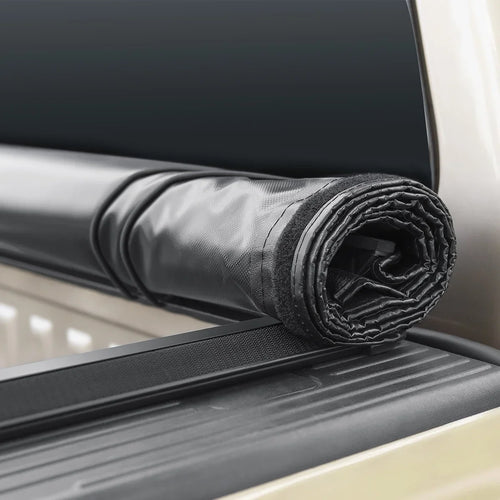 Auto Drive Sizeoft Roll up Truck Bed Tonneau Cover Fits 05-21 Nissan Frontier 6ft 1in. Bed