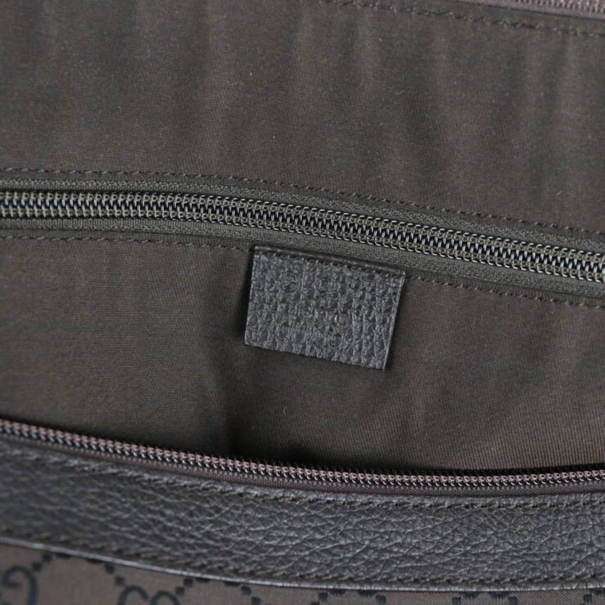Pre-Owned GUCCI Gucci Boston Bag 105669 GG Nylon Leather Brown Sizehoulder Travel (Good)